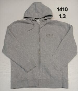 Lane Seven (Large) Gray Full Zip Printed Hoodie Jacket